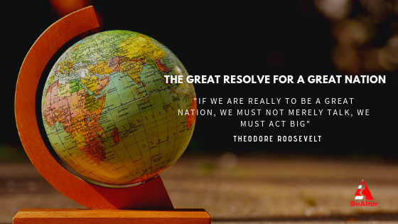 The Great Resolve For A Great Nation