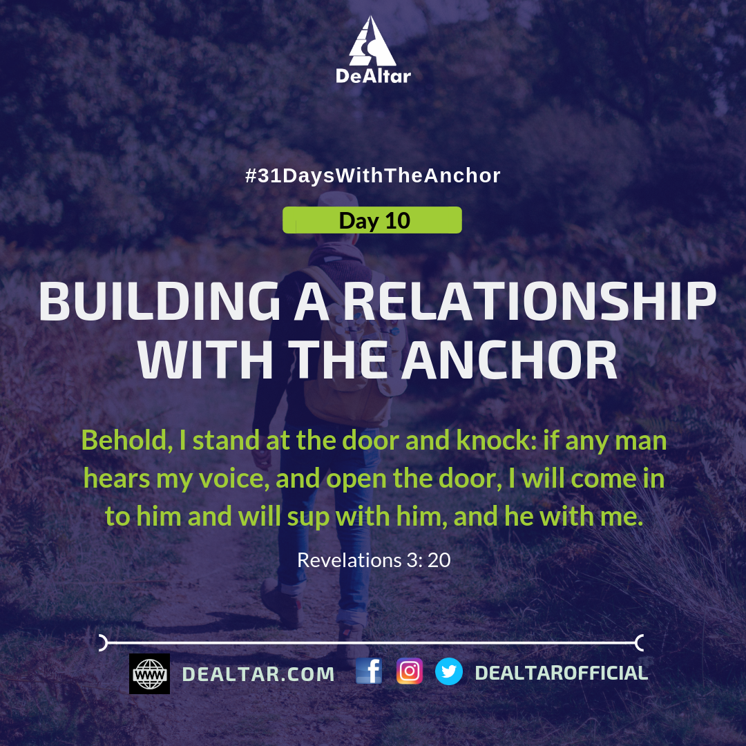 #31DaysWithTheAnchor – Day 10