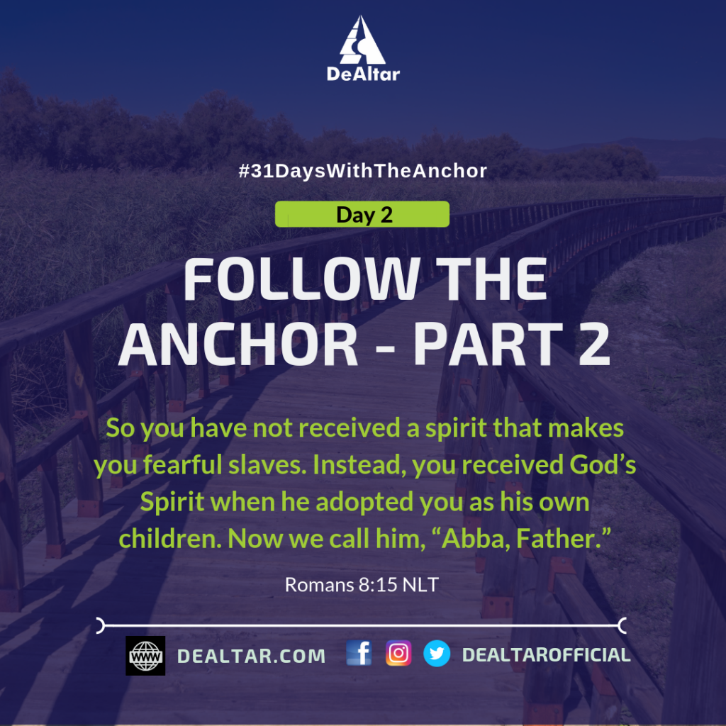 #31DaysWithTheAnchor - Day 3