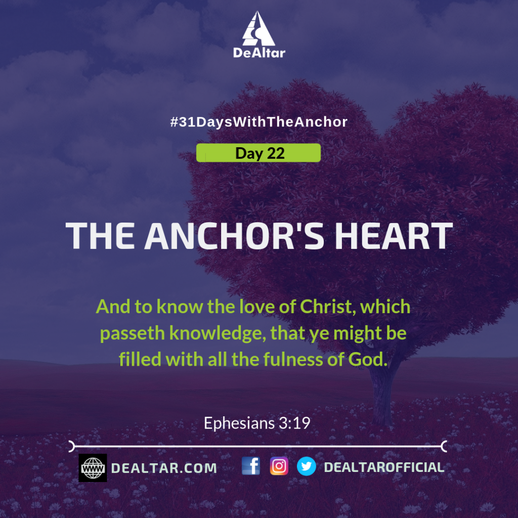 31 Days With The Anchor - Day 22