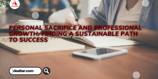 Personal Sacrifice And Professional Growth: Finding A Sustainable Path To Success